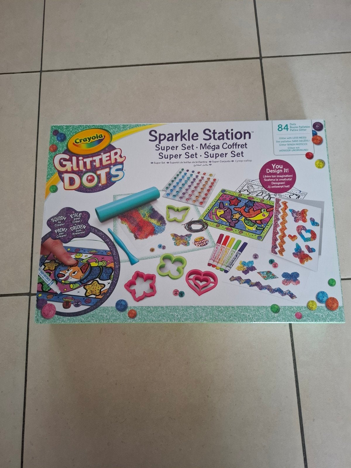 Crayola Glitter Dots Sparkle Station (NIEUW), Ophalen of Verzenden, Nieuw, Knutselen