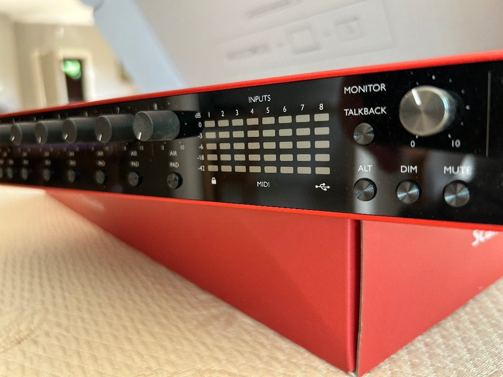 Focusrite Scarlett 18i20 3e gen audio-I/F in perfekte staat, Ophalen of Verzenden, Zo goed als nieuw, Audio