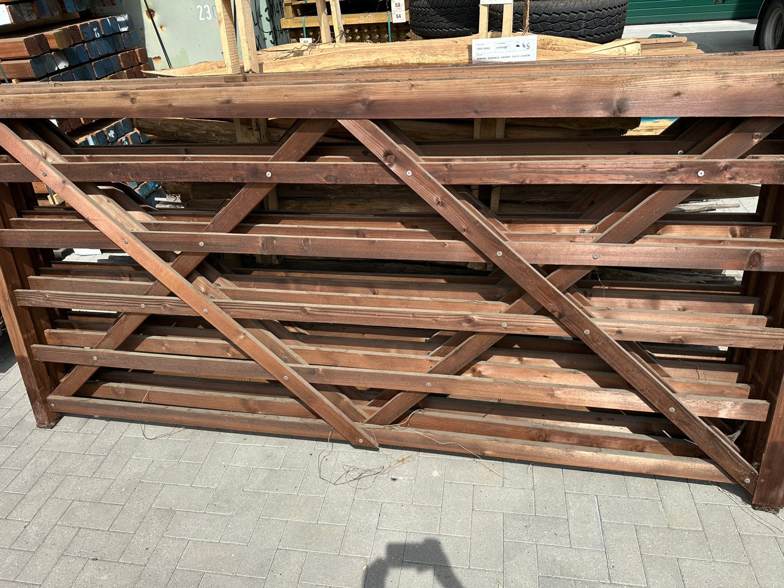 Houten weidepoort  nieuw, Tuin en Terras, Ophalen, Nieuw