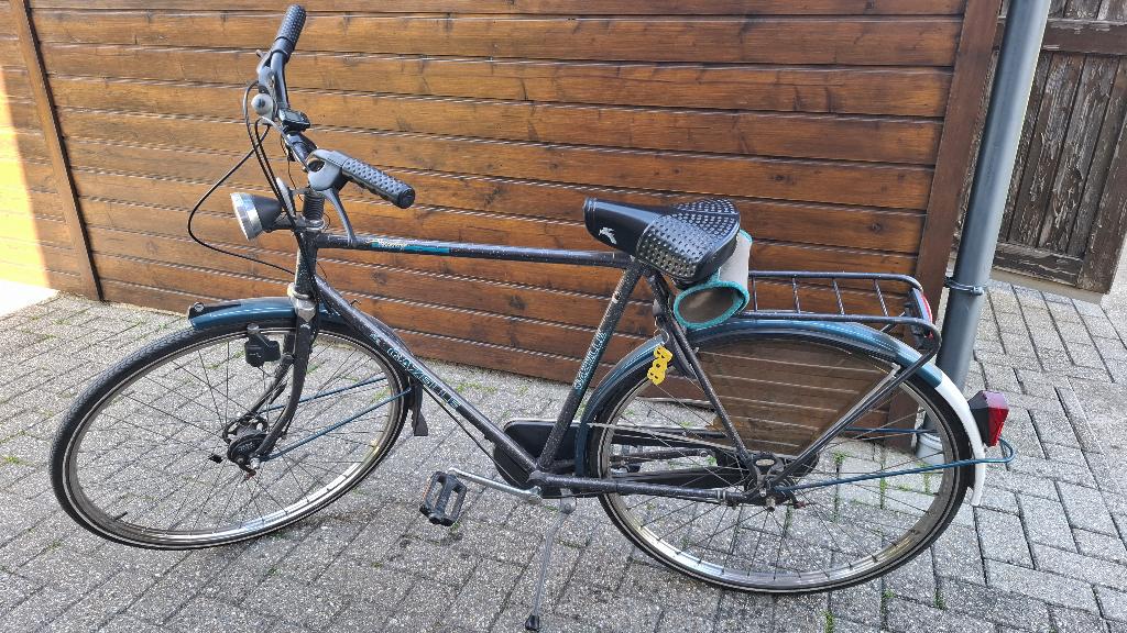 Herenfiets Gazelle, Fietsen en Brommers, Fietsen | Heren | Herenfietsen, Ophalen, Gebruikt, 49 tot 53 cm, Gazelle