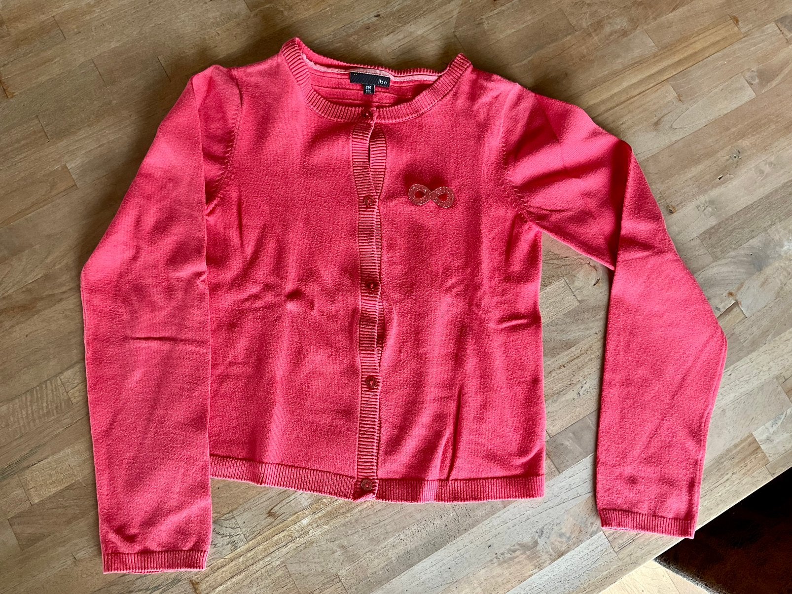 Rode cardigan JBC, maat 134/140, Enfants & Bébés, Vêtements enfant | Taille 158, Enlèvement ou Envoi, Utilisé, Fille, Pull ou Veste