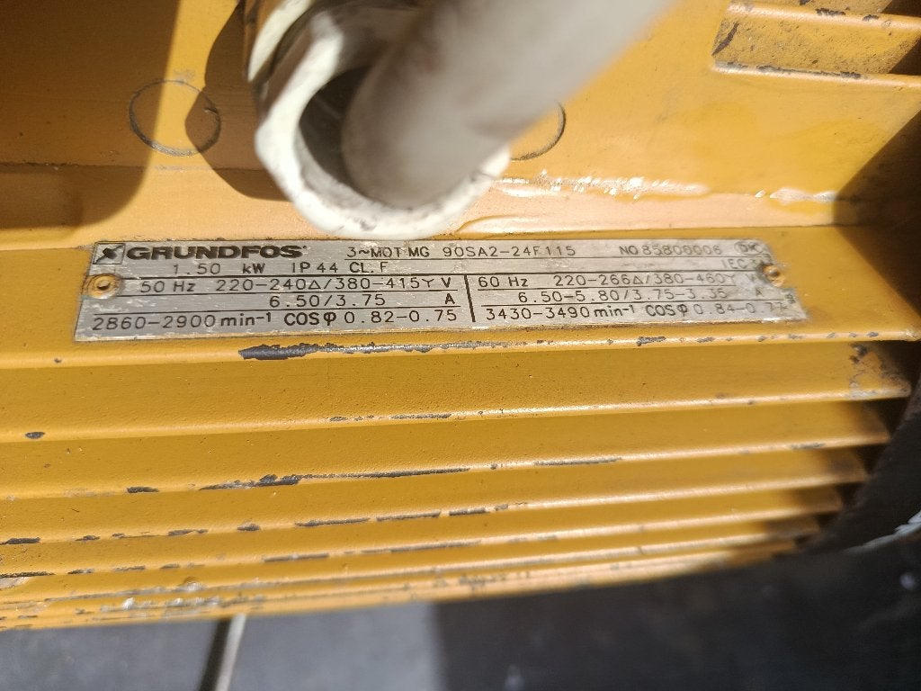 moteur électrique, Bricolage & Construction, Moteurs, Enlèvement, Utilisé, Moteur électrique, 1800 tpm ou plus