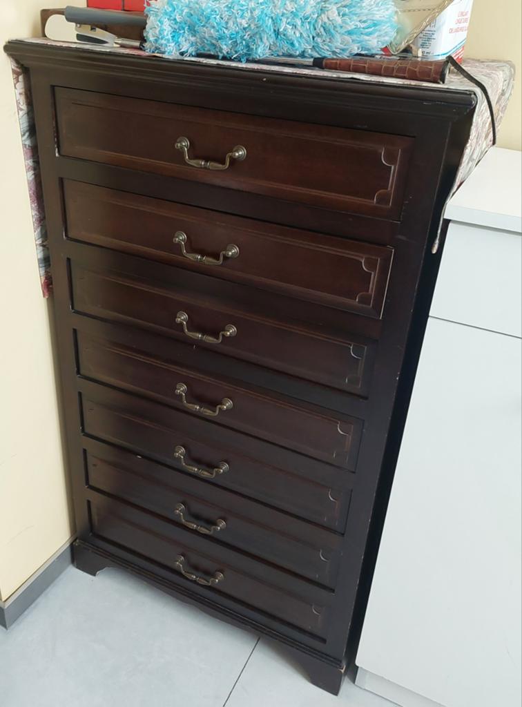 Commode en chêne, Maison & Meubles, Armoires | Commodes, 25 à 50 cm, 5 tiroirs ou plus, Comme neuf, Enlèvement