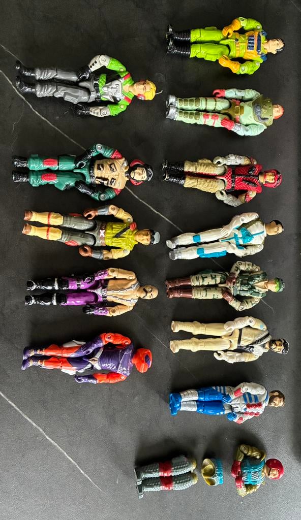 Vintage gi joe lot figuurtjes, Enlèvement ou Envoi, Utilisé