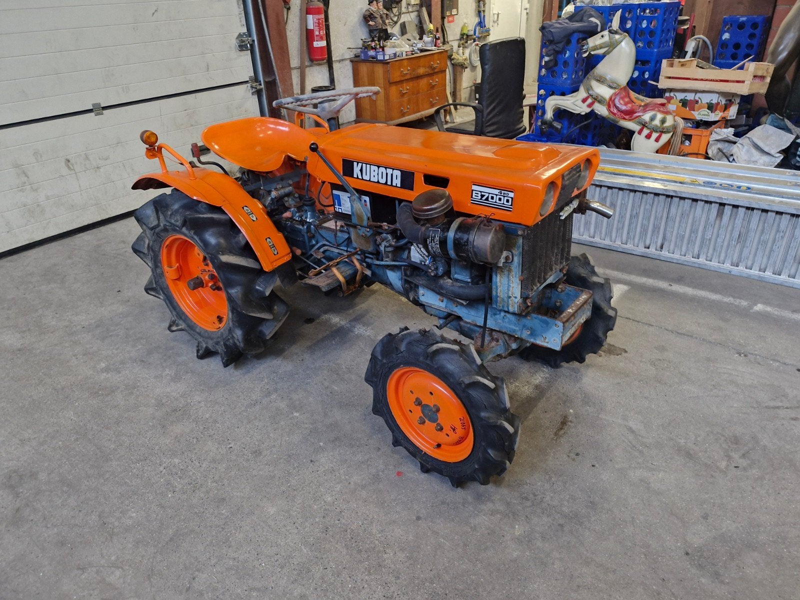tracteur 4x4 b7000 avec prise de force relevage, Enlèvement ou Envoi