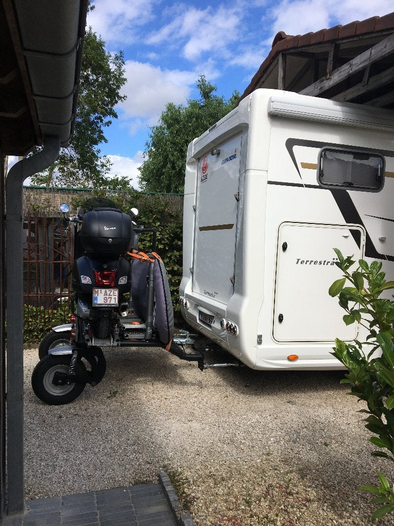 Mototrailer, Ophalen, Gebruikt