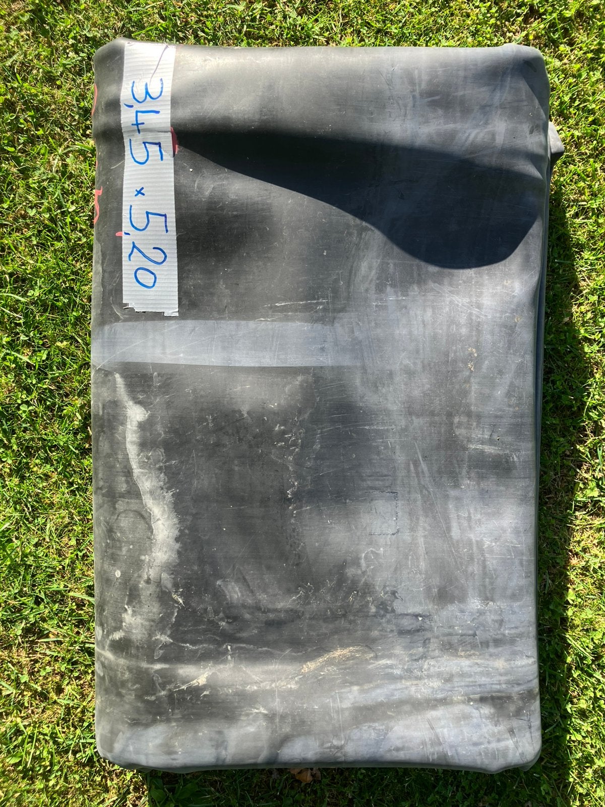 EPDM 345x520 cm, Ophalen, Kunststof, Zwart, Nieuw