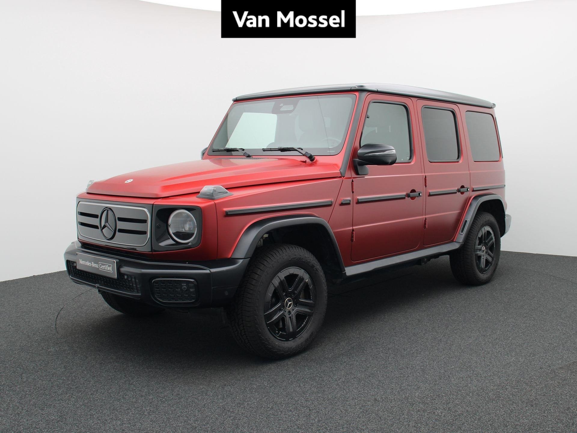 Mercedes-Benz G-Klasse 580 + MANUFAKTUR + NAPPA + BURMESTER, Autos, Rouge, https://public.car-pass.be/vhr/1cad99b2-5126-4bed-be37-dacc4602e895