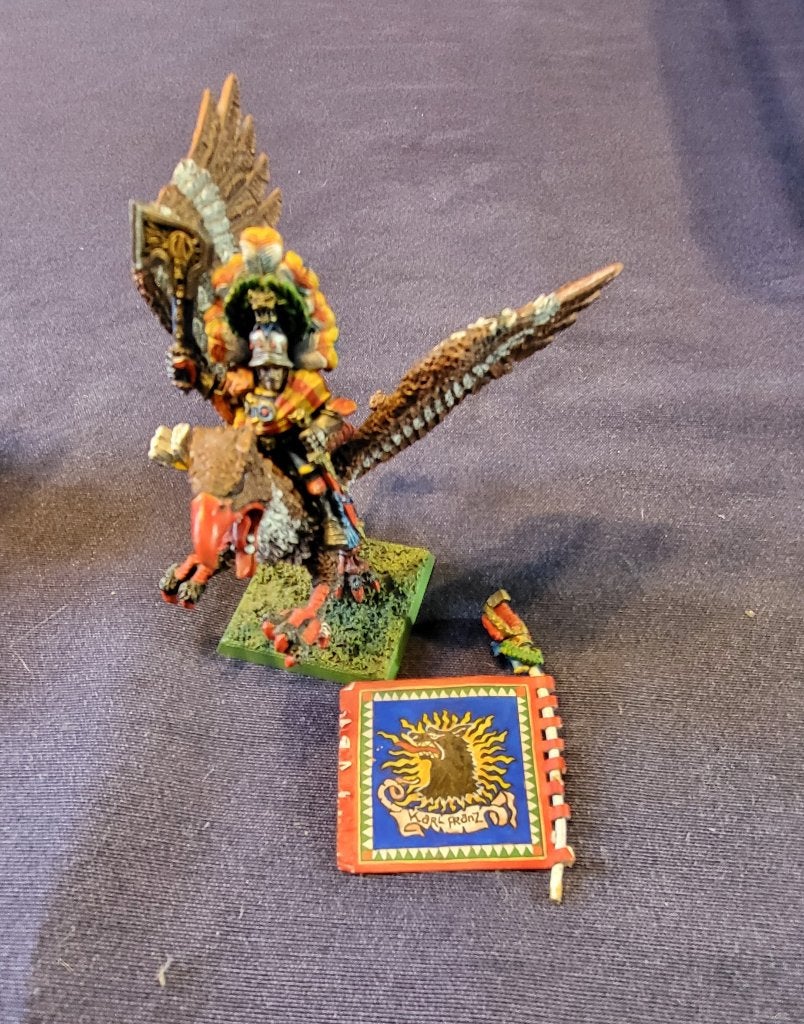 Warhammer Fantasy Battle Empire Hero miniatures Karl Franz, Hobby en Vrije tijd, Ophalen of Verzenden, Gebruikt, Warhammer, Figuurtje(s)