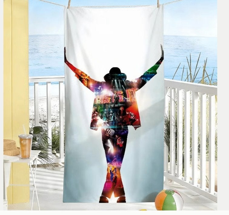 Michael Jackson badhanddoek / strandhanddoek (70x140cm), Ophalen of Verzenden, Nieuw
