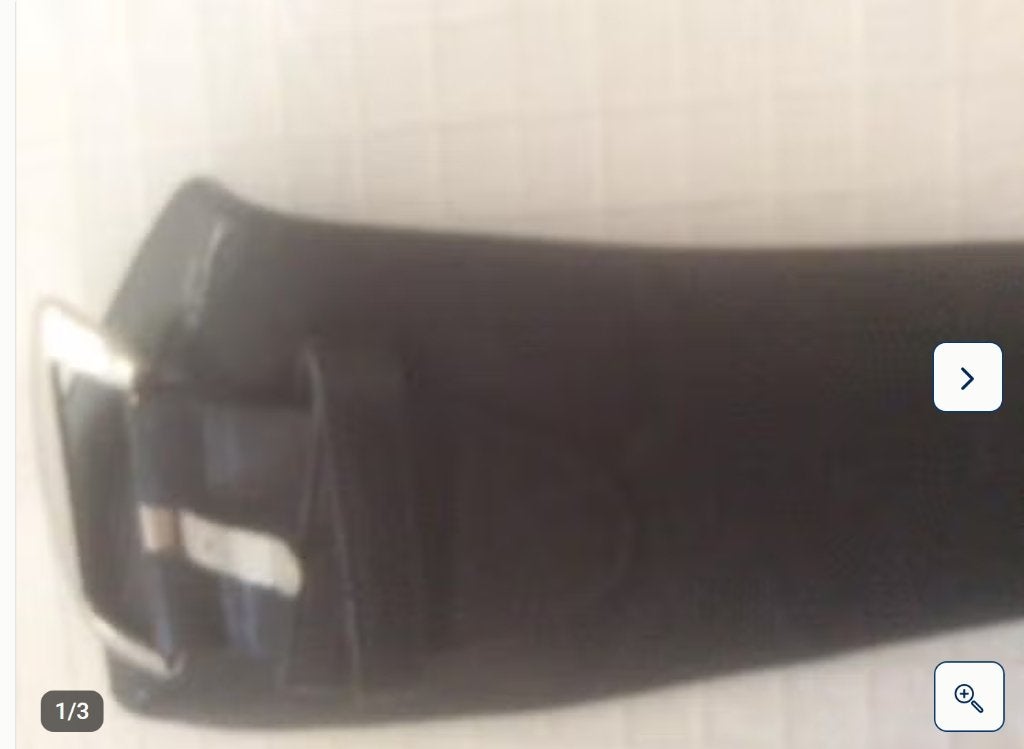 Riem vintage, Kleding | Dames, Riemen en Ceinturen, 5 cm of meer, Zwart, 90 tot 100 cm, Ophalen of Verzenden