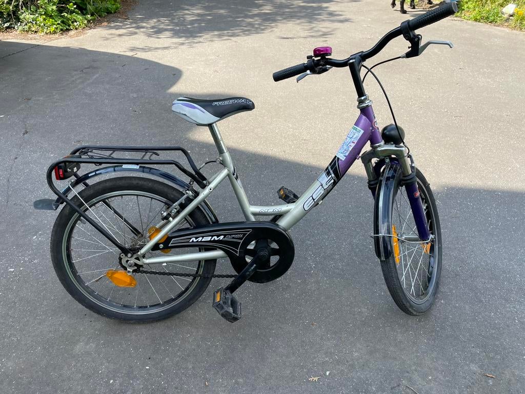 Fiets paars kinder maat  20 inch, Fietsen en Brommers, Ophalen, Gebruikt, 20 inch of meer