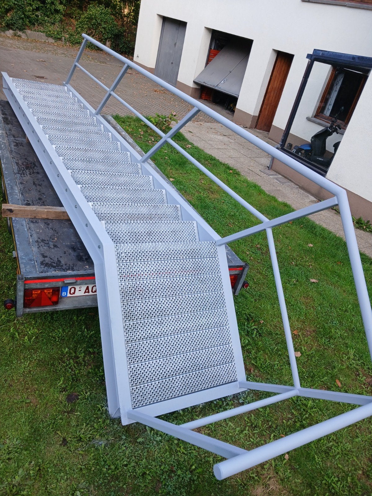 trap trappen ijzer metal gegalvaniseerd e bordes, Enlèvement ou Envoi, Escalier