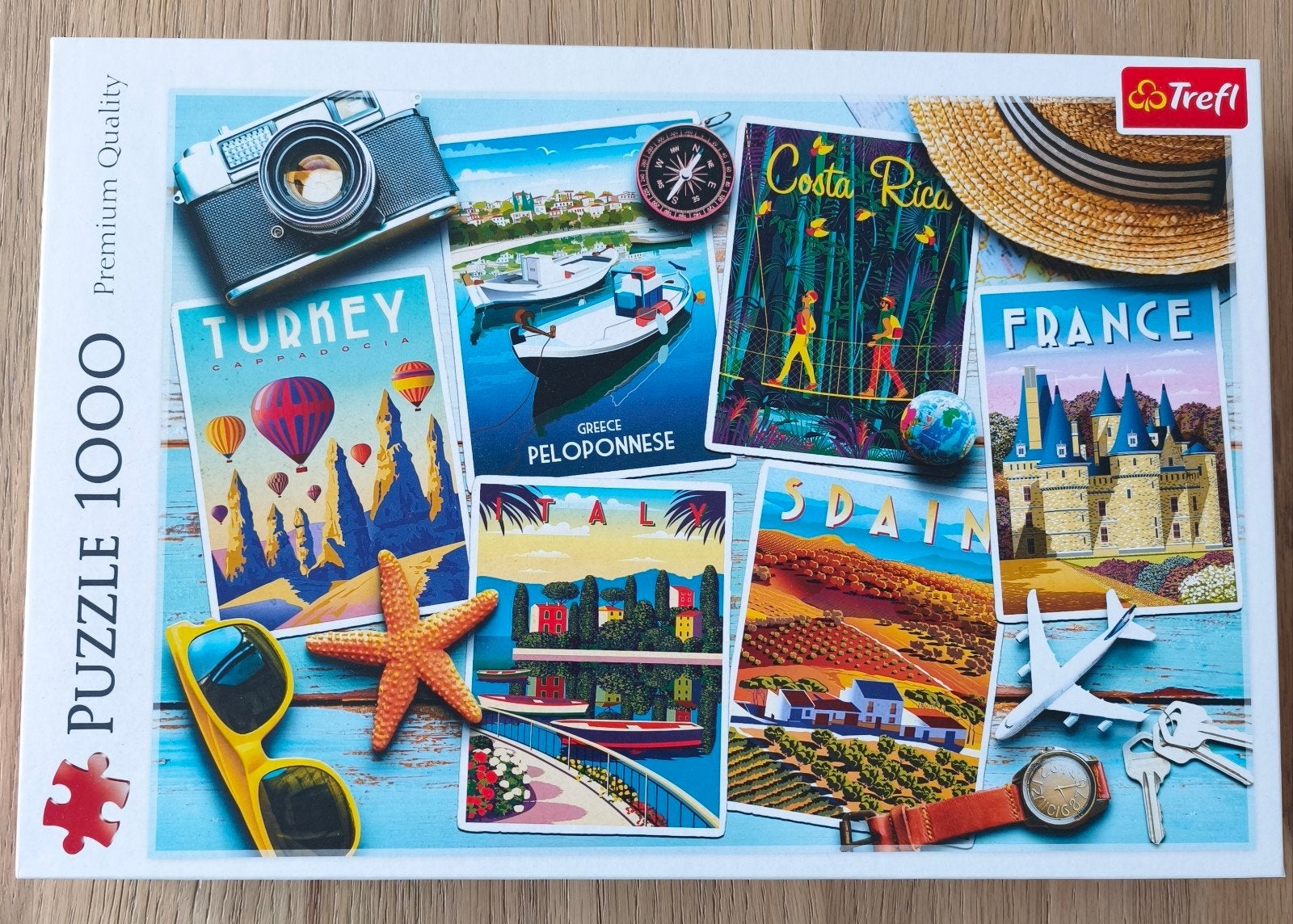 Trefl reispuzzel 1000 stukjes, Hobby en Vrije tijd, Denksport en Puzzels, Ophalen of Verzenden, Legpuzzel