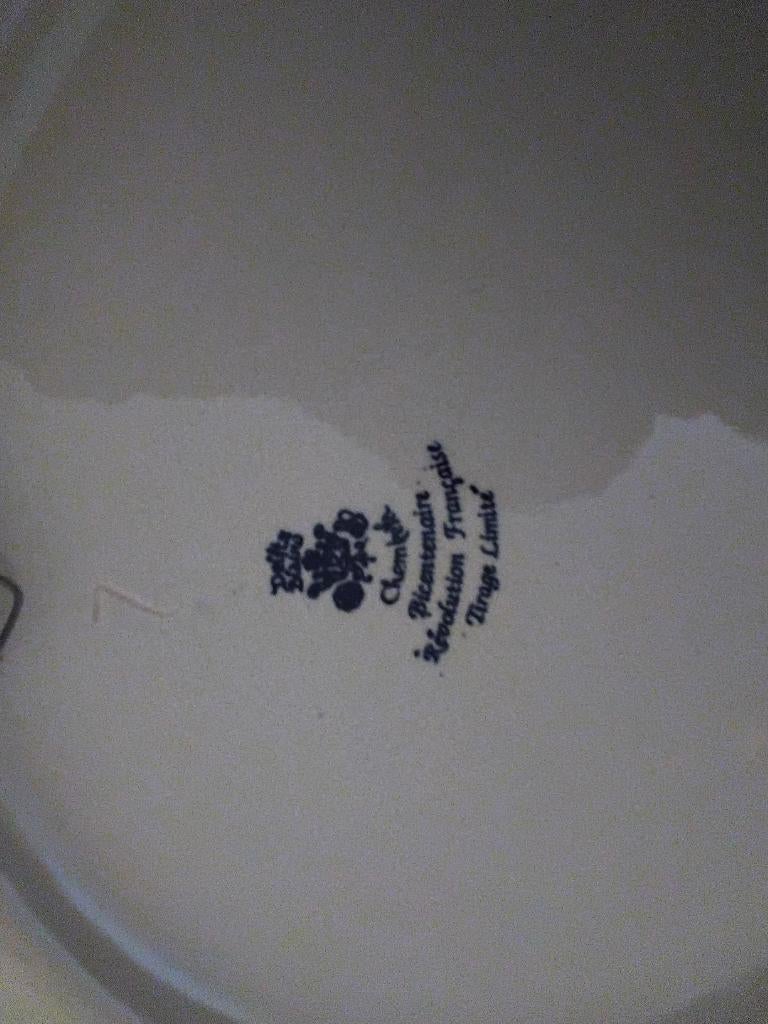 porcelaine bleue, Ophalen