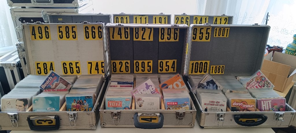 Verzameling van 1000 CD in flightcases!!!, Cd's en Dvd's, Ophalen, Gebruikt, Inclusief boekje, Verzamelalbum