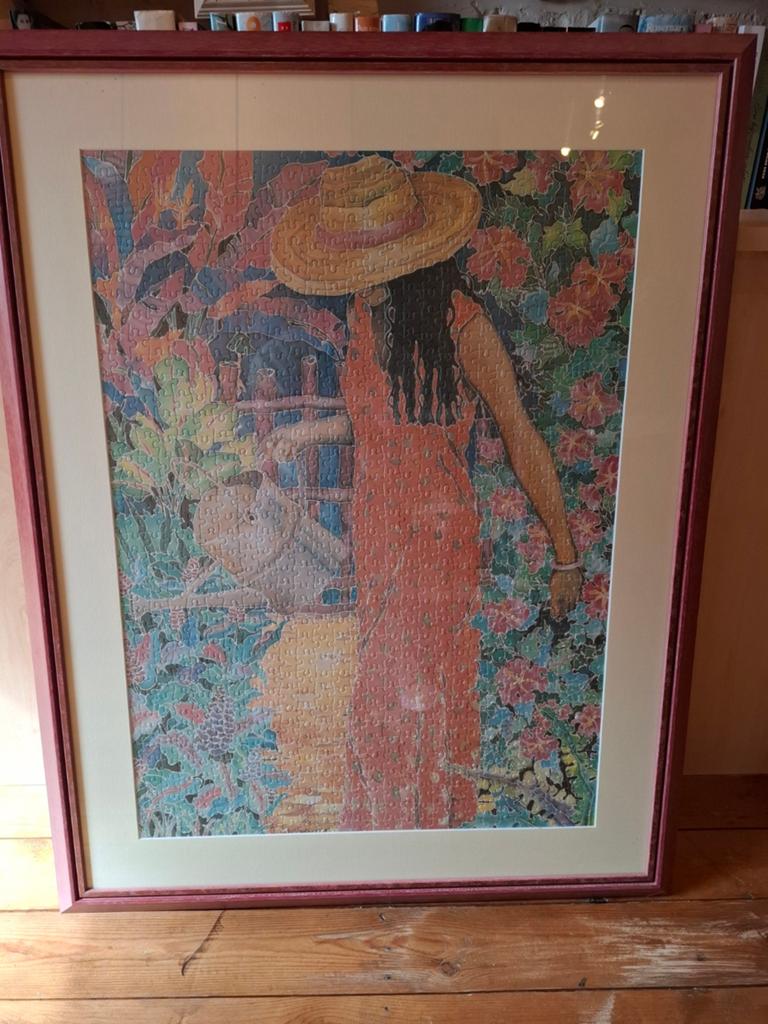 Puzzel encadré, Ophalen