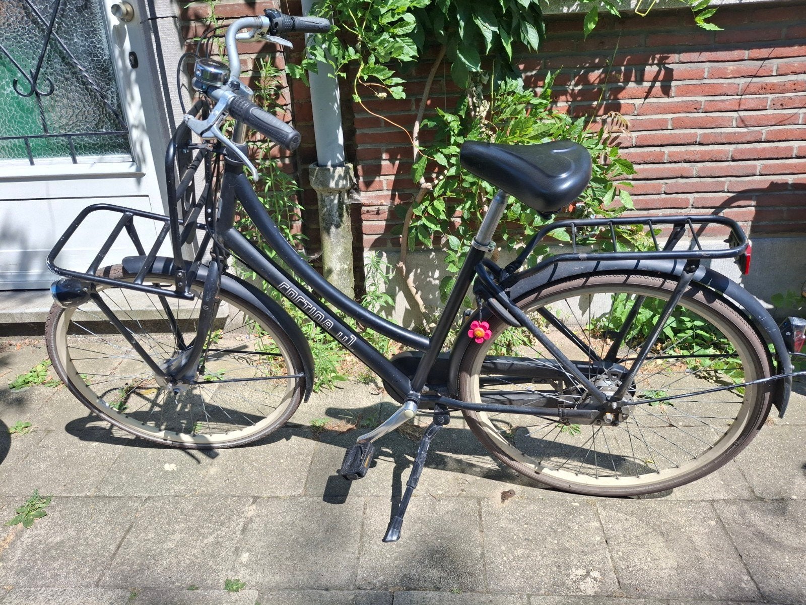 Cortina U1 damesfiets - ideale schoolfiets- zwart - 53cm, Ophalen, Versnellingen, Cortina, Schijfrem