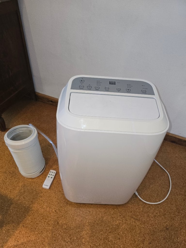 Mobiele airco, Ophalen, Gebruikt, Minder dan 60 m³, Koelen en Ontvochtigen