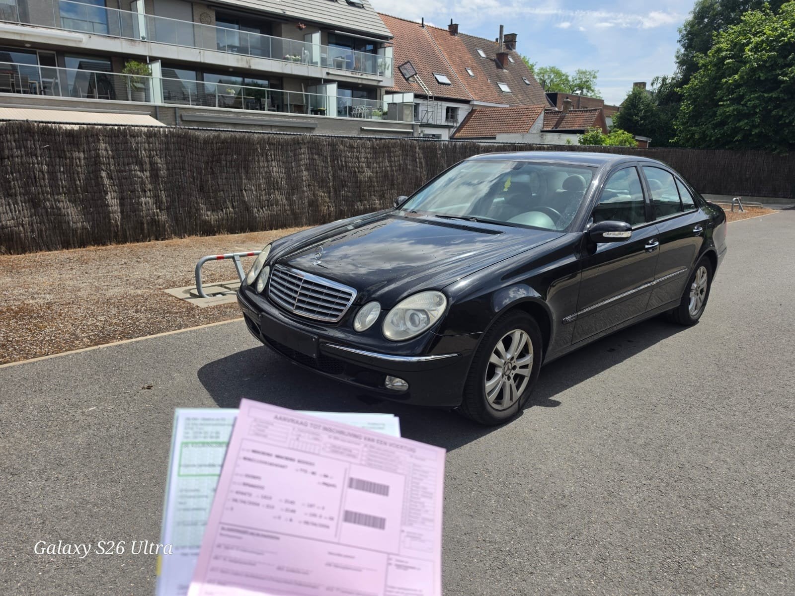 Mercedes e220cdi avec inspection, Achat, Diesel, Particulier, Capteur de lumière