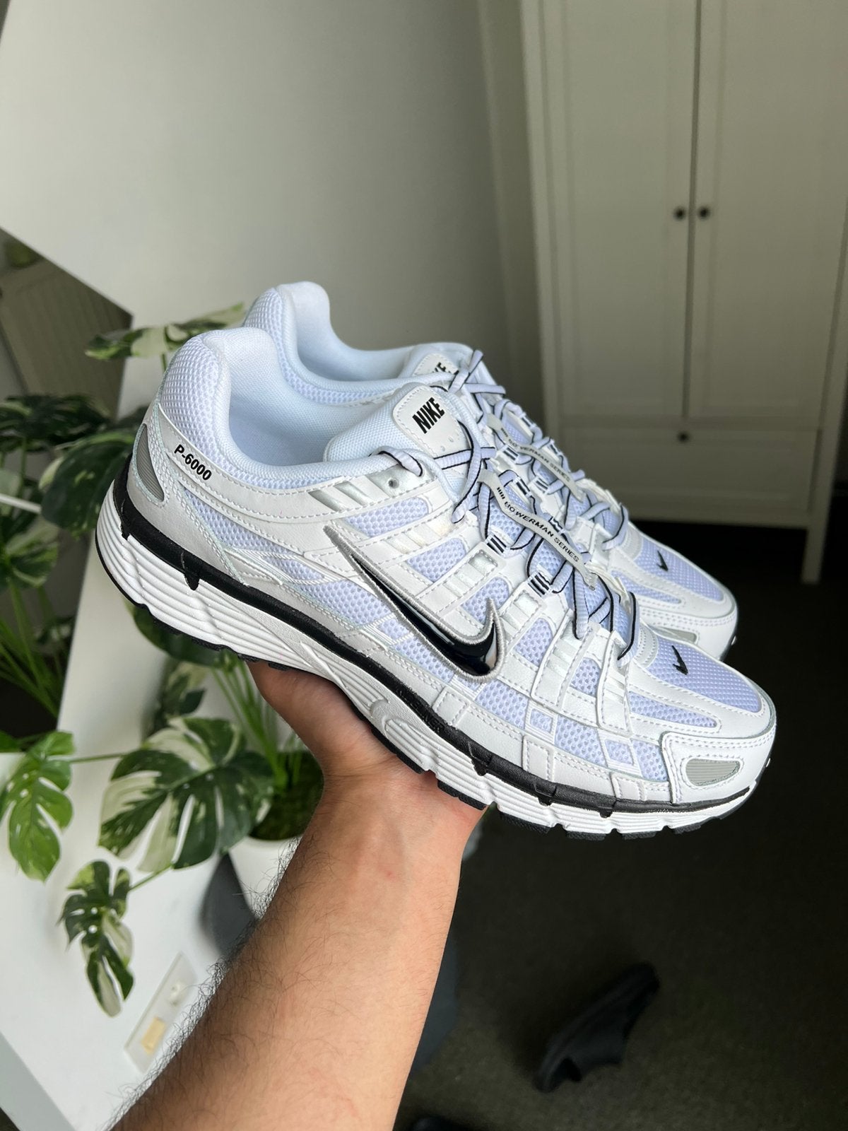 Nike P6000 White Black (44), Ophalen of Verzenden, Nieuw