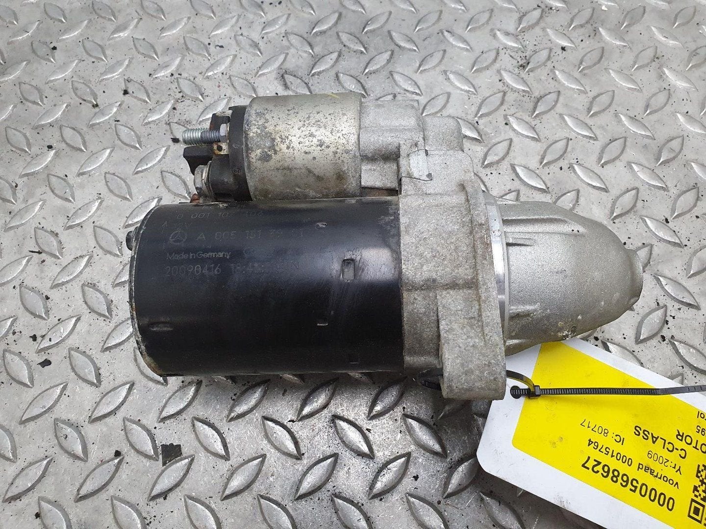 MERCEDES C-CLASS C180 KOMPRESSOR STARTMOTOR 0051513901 2009, Enlèvement ou Envoi, Utilisé, ARN reconnu