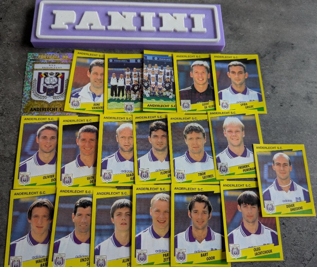AUTOCOLLANTS PANINI FOOTBALL 98 19 1998 SC ANDERLECHT, Enlèvement ou Envoi, Neuf