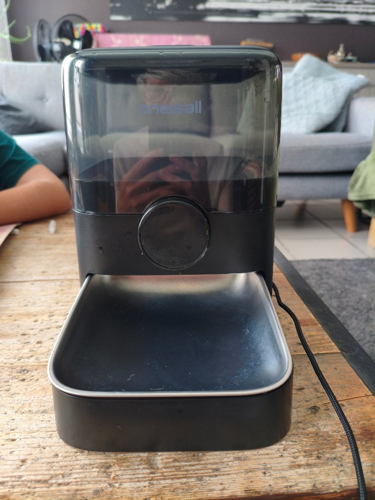 Automatische voederbak kat of hond, Dieren en Toebehoren, Ophalen, Automatisch, Zo goed als nieuw