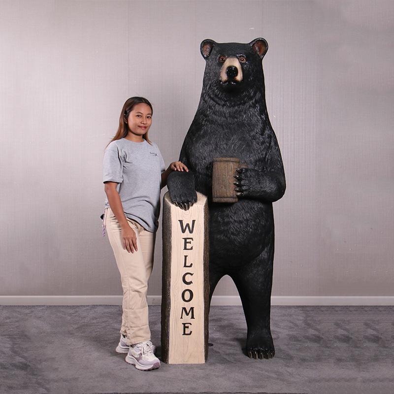 Bear Grizzly Welcome Bear – 6ft Hoogte 184 cm, Verzamelen, Dierenverzamelingen, Ophalen, Nieuw