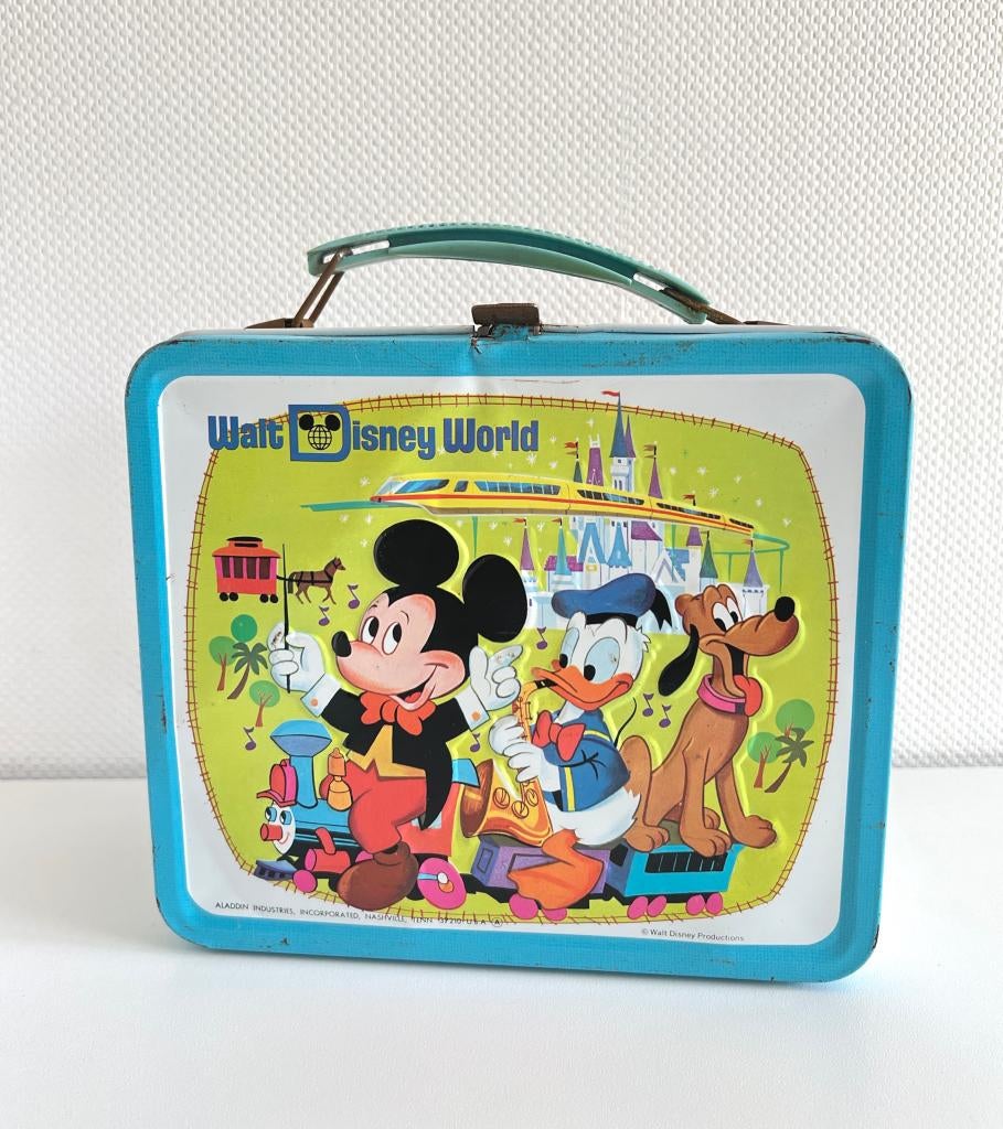 Boîte à lunch en métal Walt Disney World, Sac, Valise ou Pochette, Enlèvement ou Envoi, Aucun, Utilisé