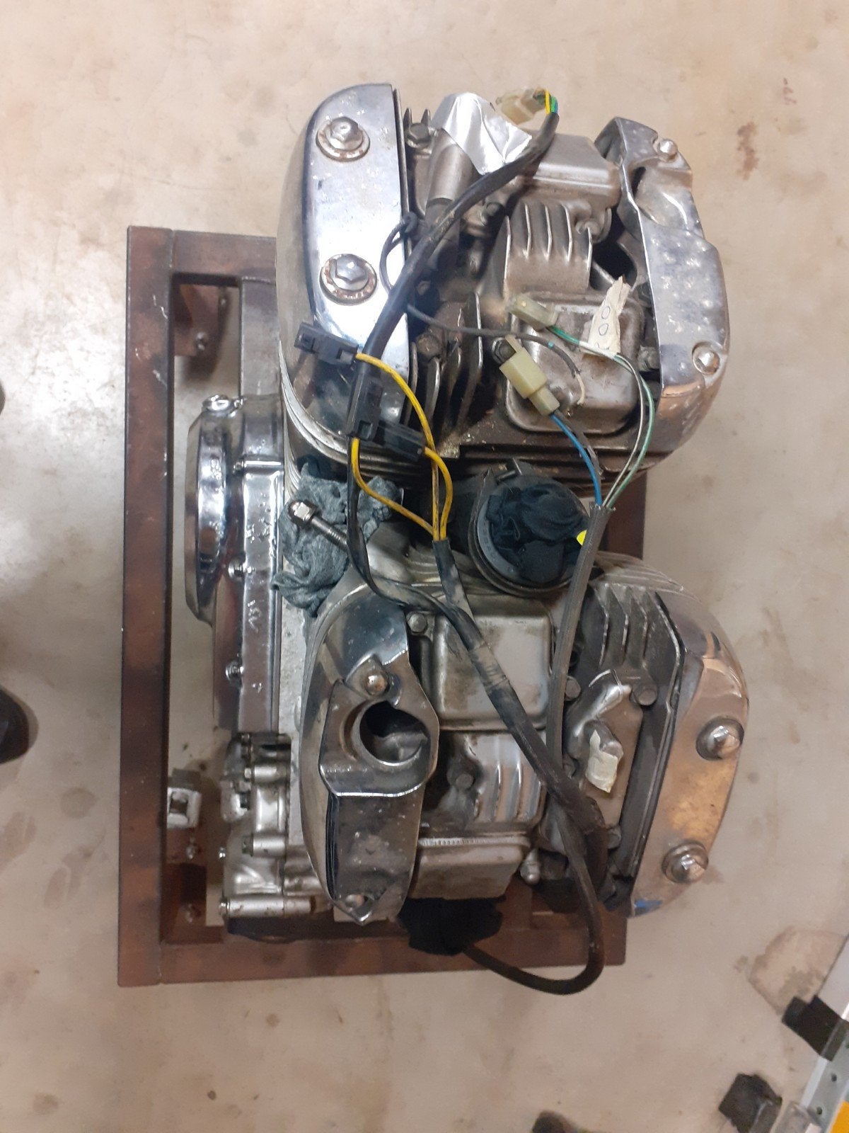 Motorblok Suzuki Intruder VS700 van 1986, Motoren, Ophalen, Gebruikt