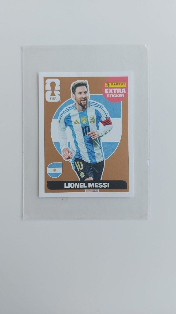 Lionel Messi Bronze Extra Sticker FIFA World Cup 2026, Ophalen, Nieuw, Sticker