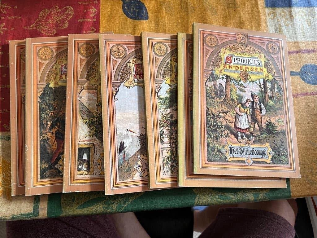 Sprookjes van Andersen, 7 aparte deeltjes, Boeken, Ophalen of Verzenden, Gelezen, Andersen