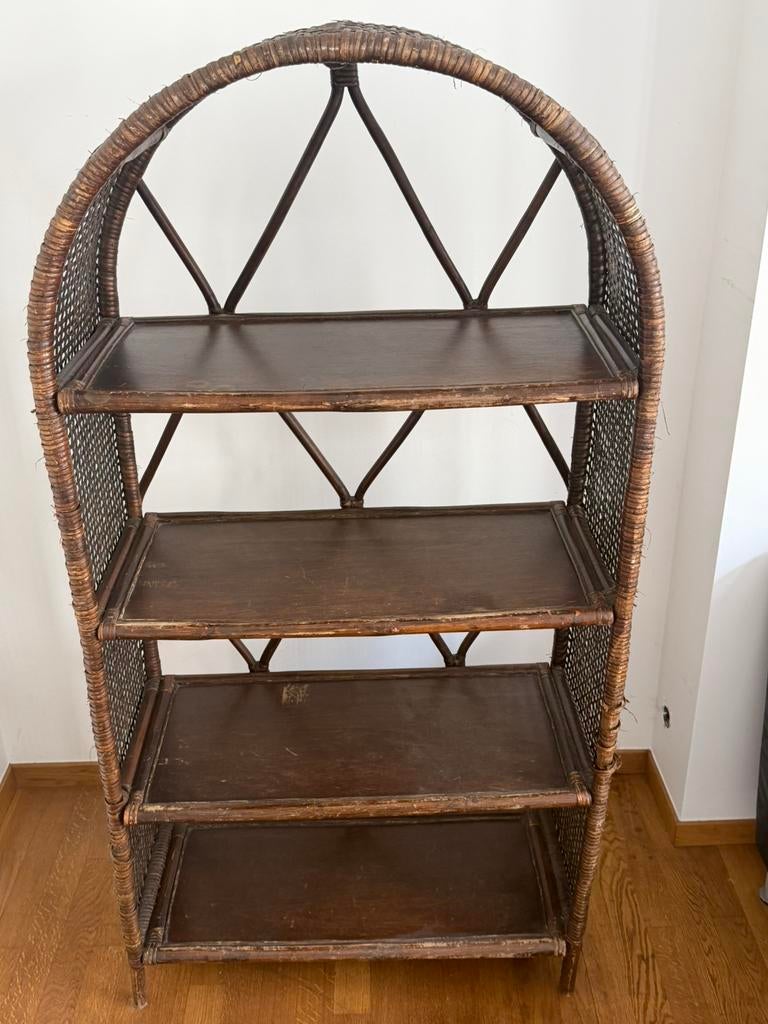 Vintage rotan kast, Enlèvement, Utilisé