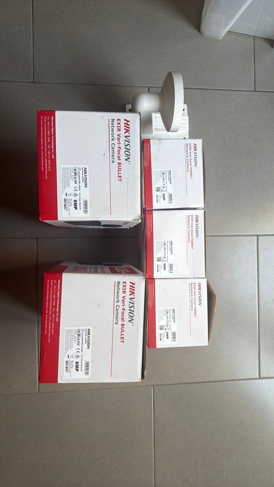 Hikvision Bullet/Turret (5 stuks), Audio, Tv en Foto, Videobewaking, Ophalen, Nieuw