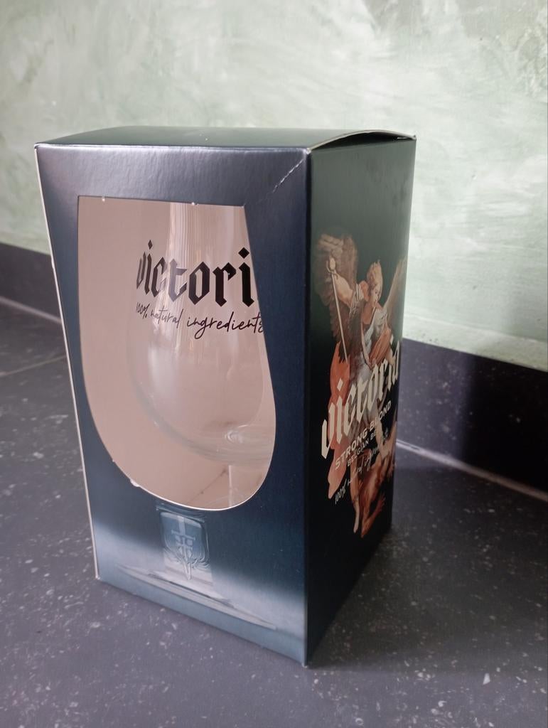 Bierglas Victoria 0,33cl, Verzamelen, Ophalen, Nieuw, Glas of Glazen, Overige merken