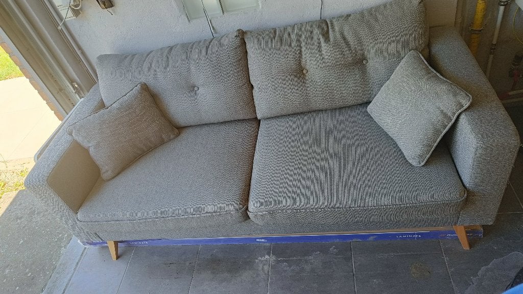 Zetel Maisons du monde, Maison & Meubles, 200 à 250 cm, Banc droit, Scandinavisch, Comme neuf