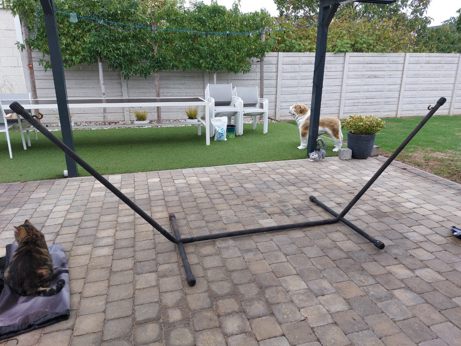 fatboy onderstel voor hangmat, Tuin en Terras, Ophalen, Gebruikt, Buiten, Met standaard