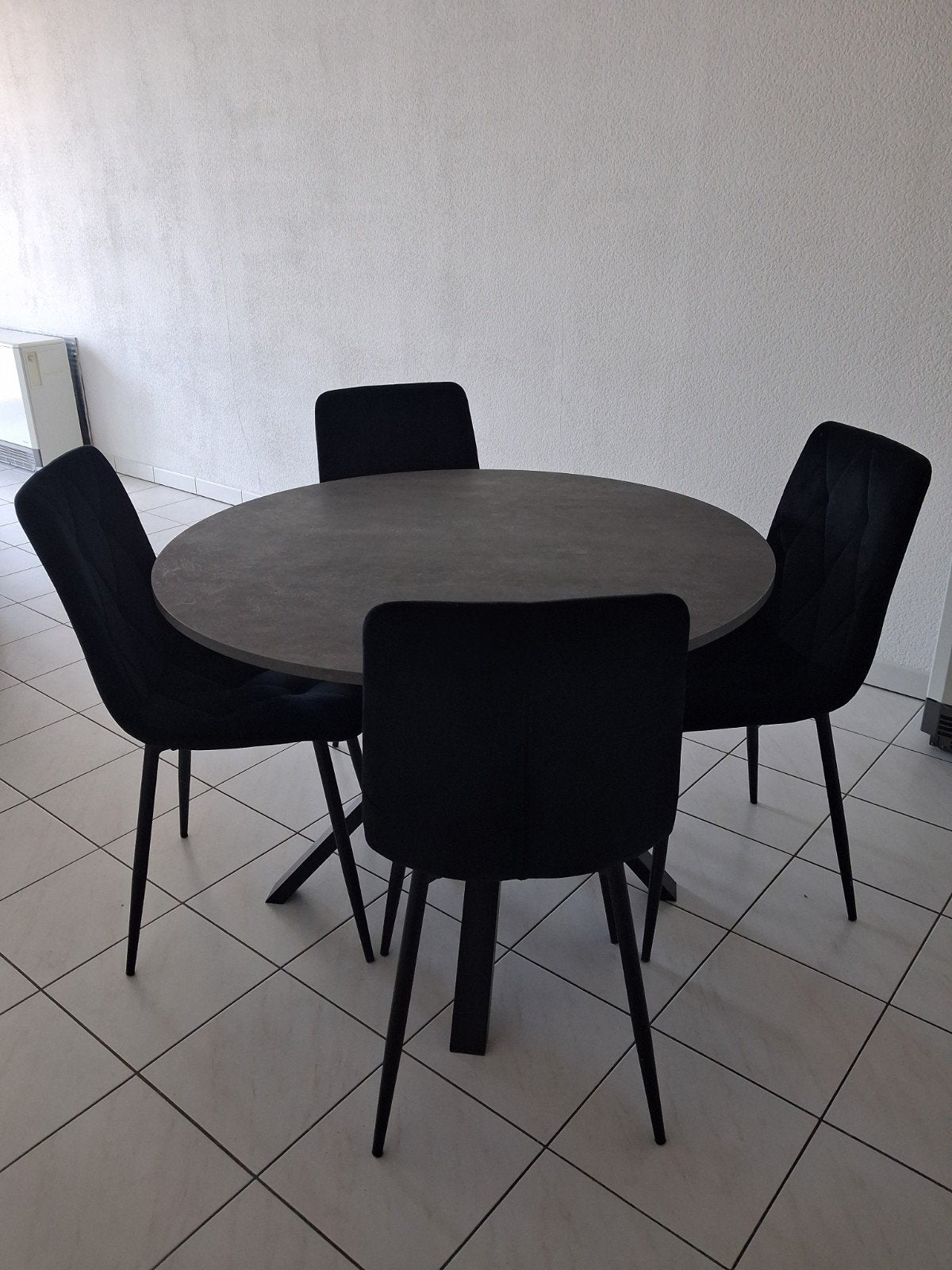 tafel + stoelen, Huis en Inrichting, Complete eetkamers, Ophalen