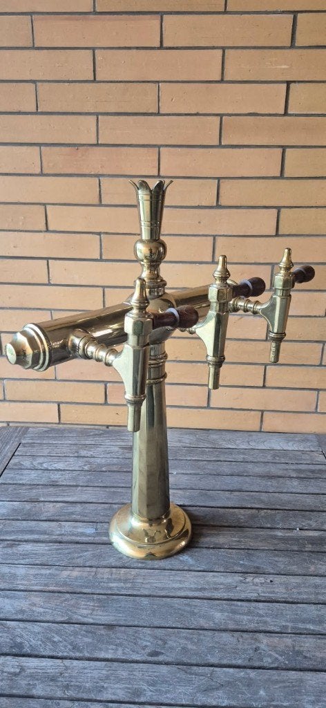 Robinet à bière en laiton antique, Enlèvement, Cuivre