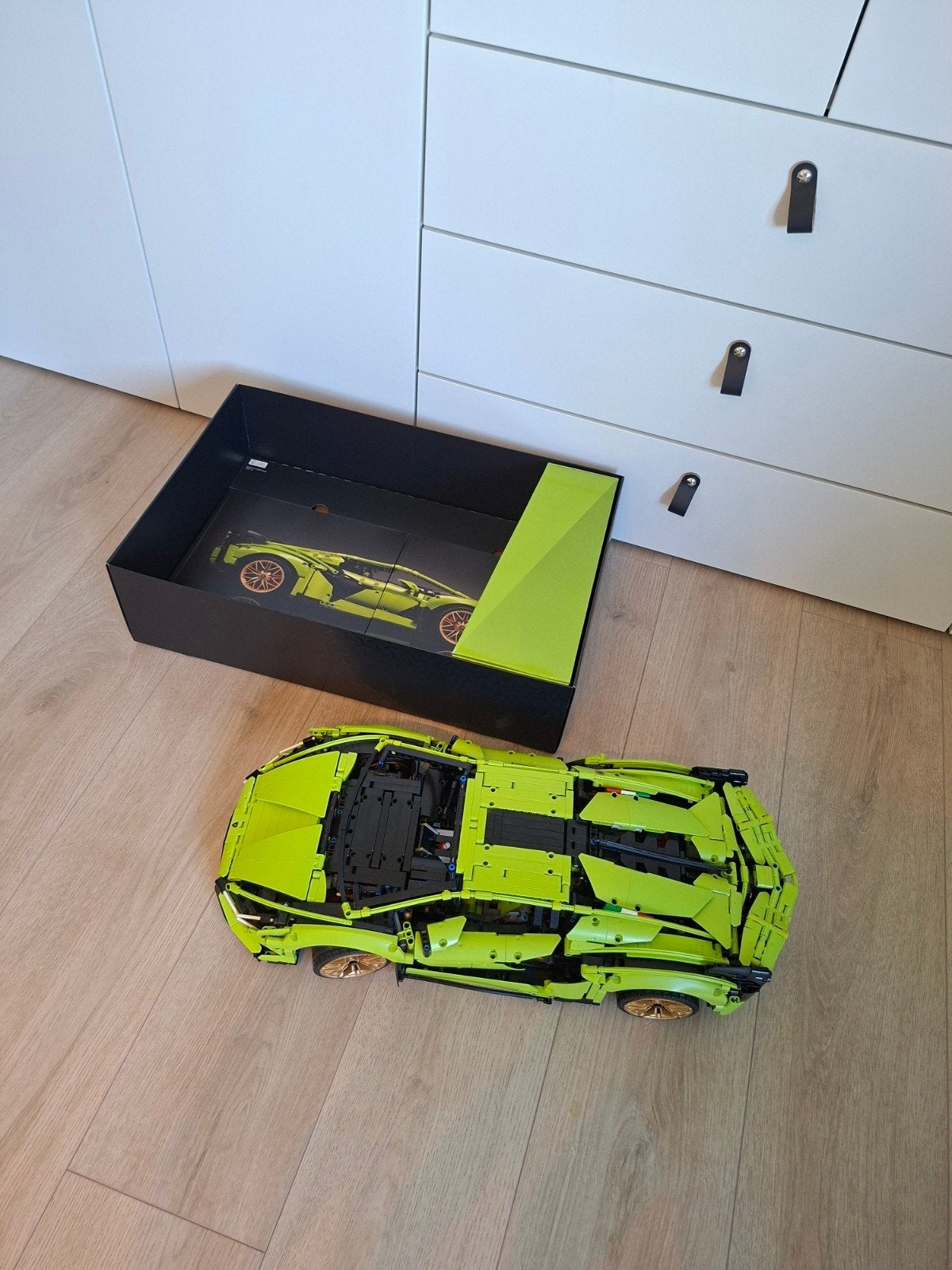 lego 42115 Lamborghini, Ophalen of Verzenden, Zo goed als nieuw, Compleet, Lego