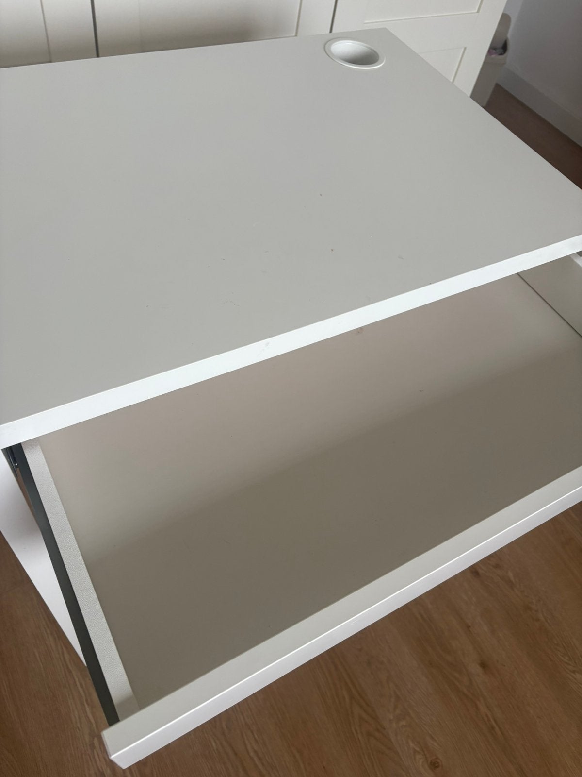 Bureau met bureau stoel, Ophalen, Gebruikt, Hout, Schoolbureau