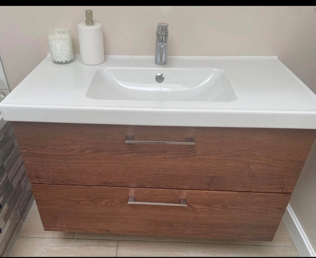 IKEA wastafel kast en lavabo, Huis en Inrichting, Ophalen, Zo goed als nieuw