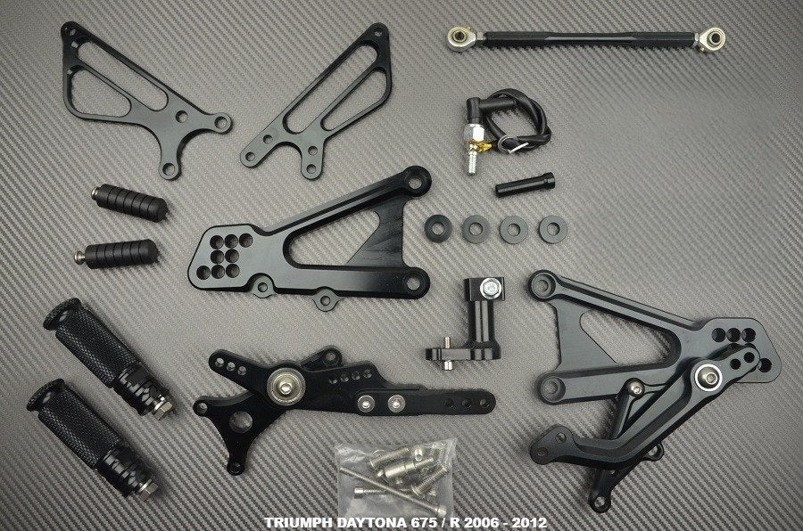 Commandes Reculées TRIUMPH DAYTONA 675 / R 2006 2012 2009, Motos, Accessoires | Autre, Neuf, Enlèvement ou Envoi