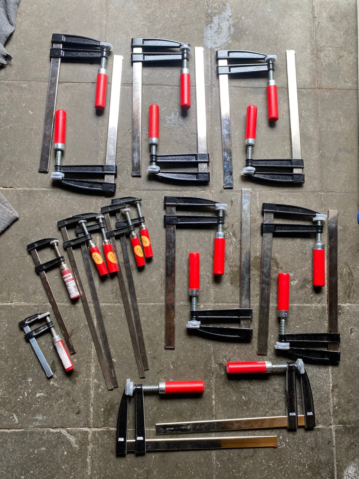 Lot spanklemmen  *nieuwstaat !*, Doe-het-zelf en Bouw, Ophalen, Zo goed als nieuw