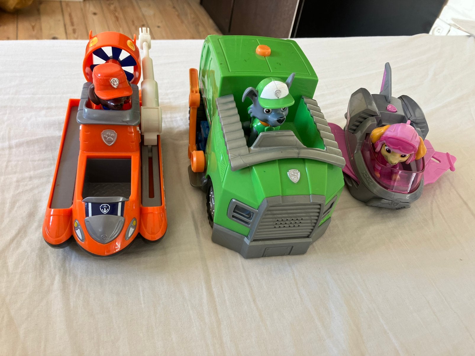 Paw Patrol, Ophalen, Gebruikt
