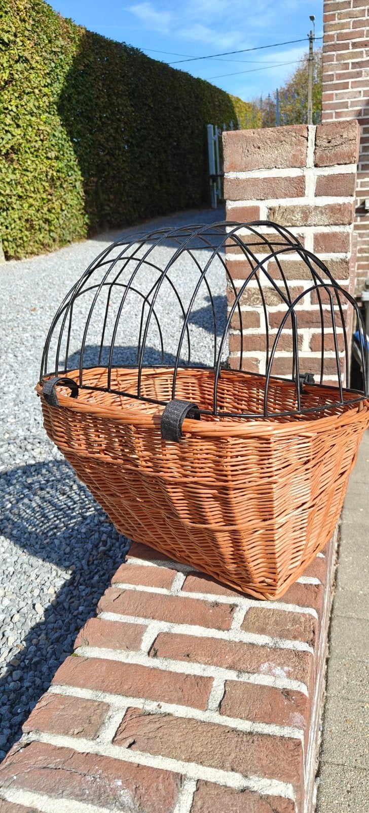hondenmand fiets, Ophalen, Zo goed als nieuw, Fietsmand, Stuurbevestiging