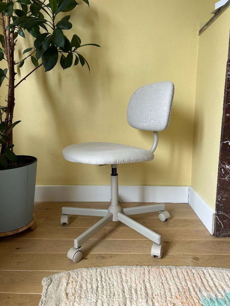 Bureaustoel, Ophalen, Beige, Zo goed als nieuw, Bureaustoel