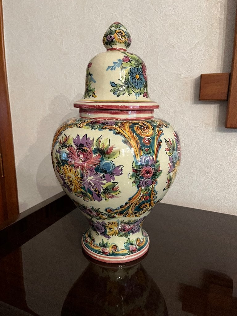 Porseleinen pot - Alcobaça, Antiek en Kunst, Ophalen