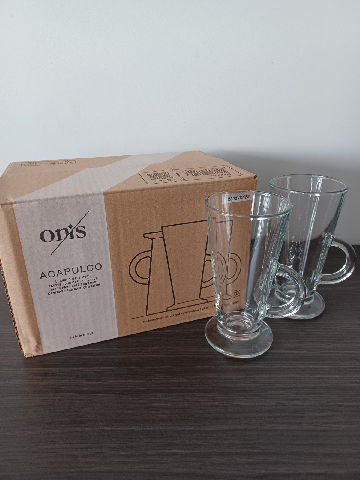 Onis Acapulco liquor Coffee mugs nieuw, Ophalen, Glas of Glazen, Overige merken, Nieuw